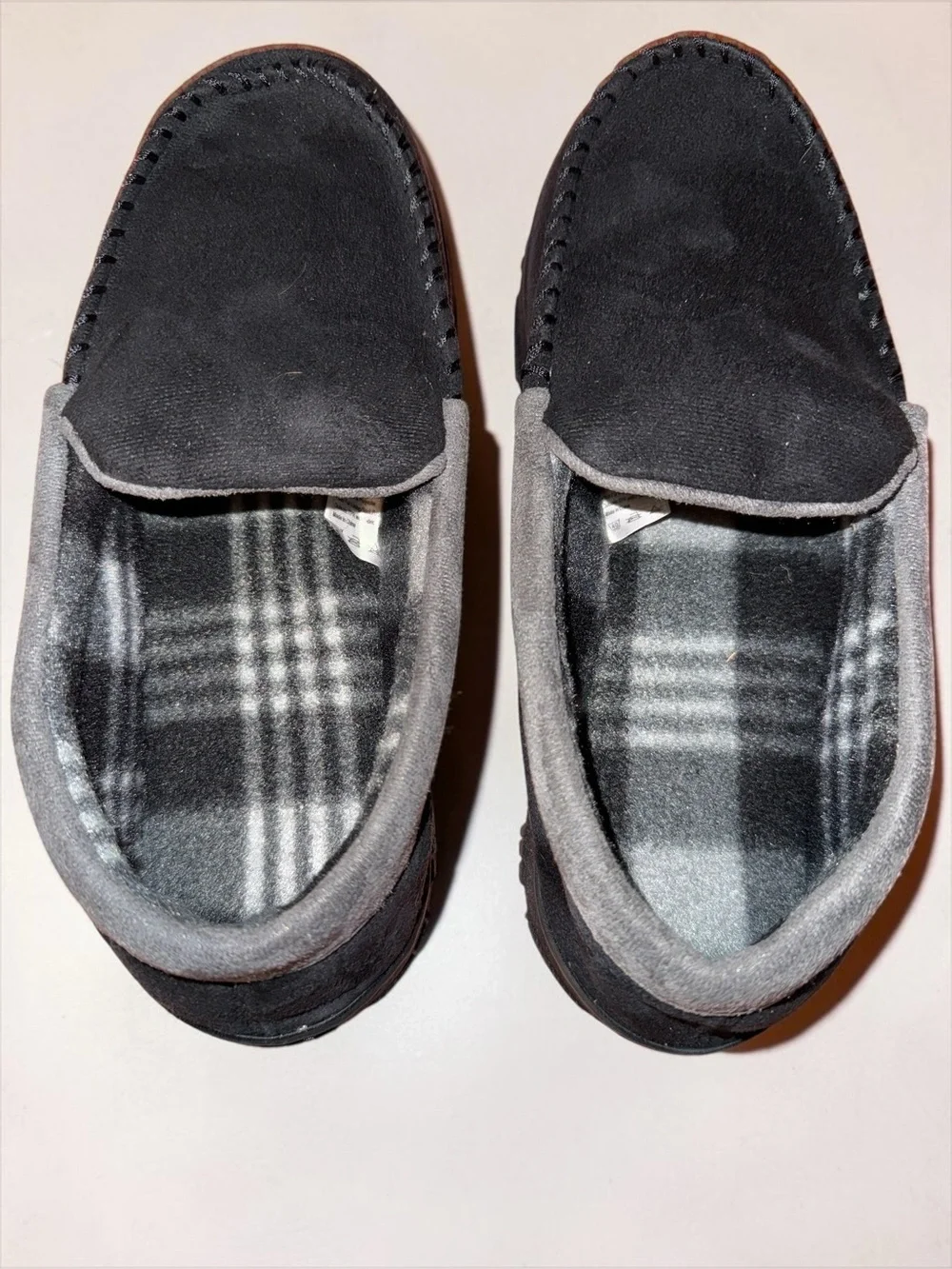 NIB Men’s Inside/outside Slippers Memory Foam Cushion machine washable | NIB